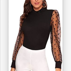 Mesh sleeve / long sleeve